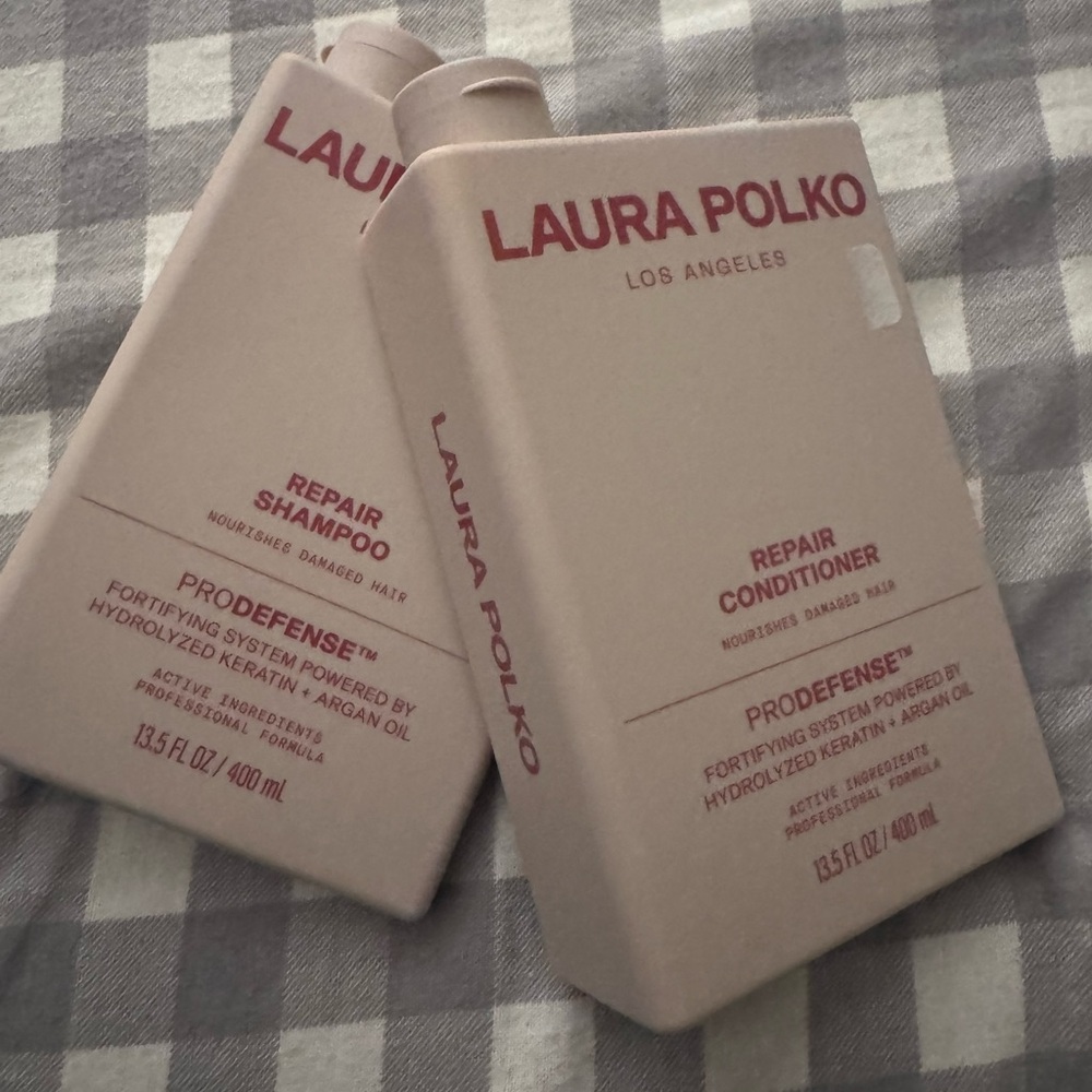 PACK OF 2--Laura Polko Los Angeles Repair SHAMPOO & CONDITIONER 13.5oz each NEW